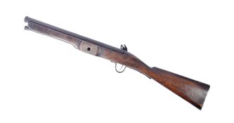 20TH CENTURY VINTAGE WALL HANGING BLUNDERBUSS STYLE RIFLE