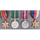WWII SECOND WORLD WAR MEDAL TRIO WITH PAKISTAN MEDAL