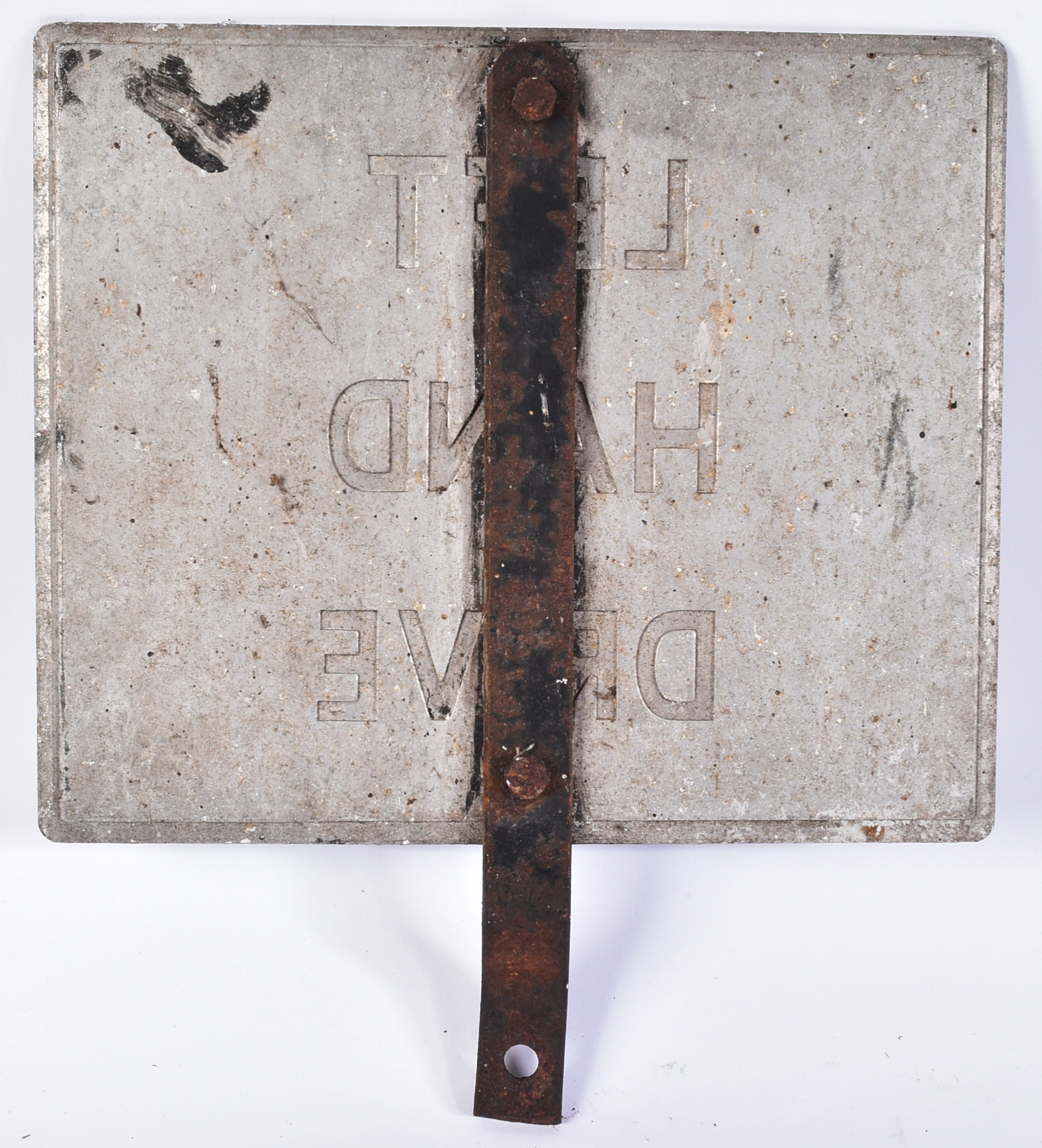 AUTOMOBILIA - VINTAGE LEFT HAND DRIVE LORRY SIGN - Image 3 of 3