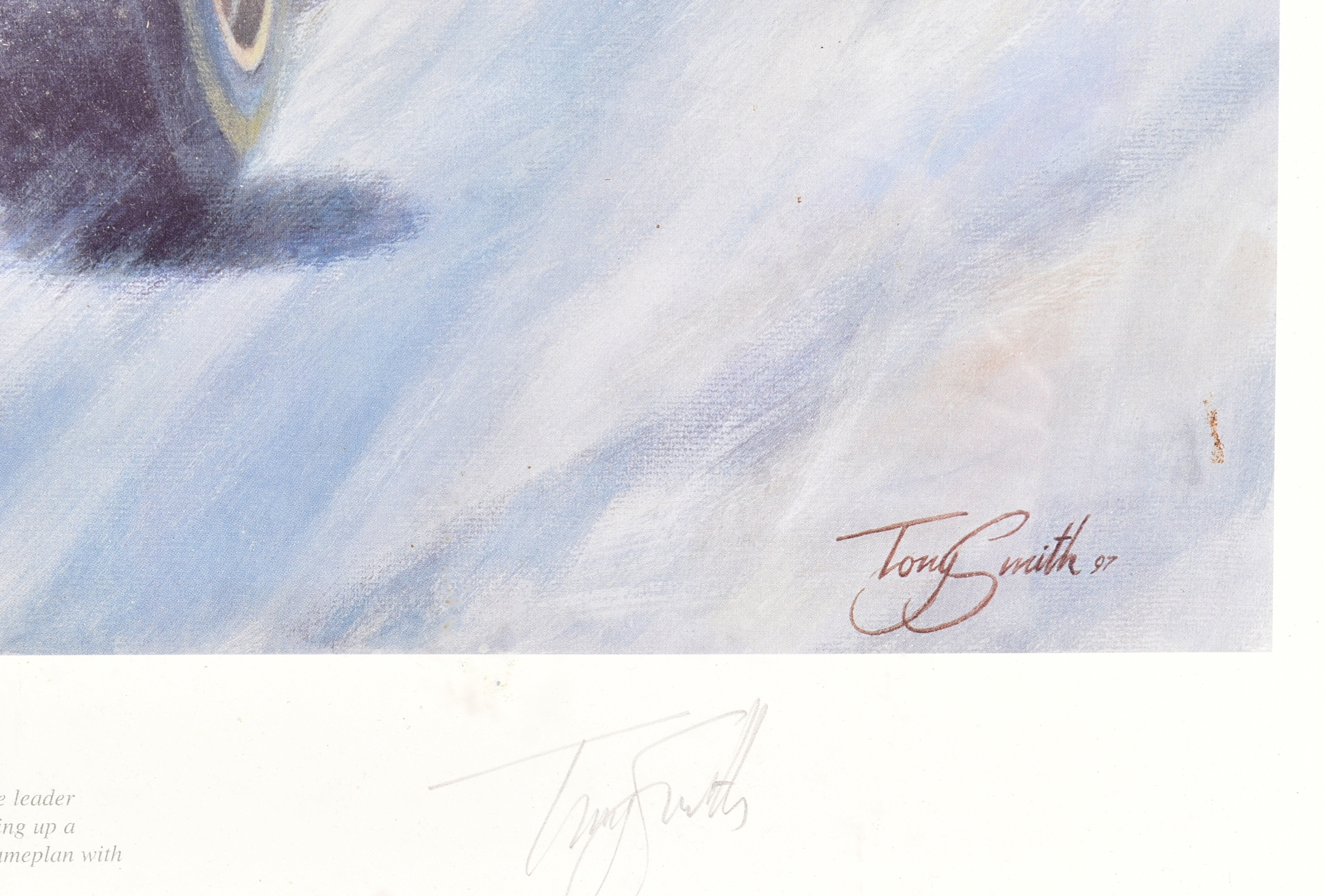 FORMULA 1 RACING - TONY SMITH - EAGER EDDIE - SIGNED PRINT - Image 3 of 5