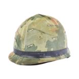 VIETNAM WAR ERA US UNITED STATES M1 CAMO HELMET