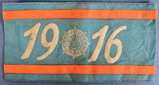 IRISH EASTER REBELLION - 50TH ANNIVERSARY 1916 VETERAN'S ARMBAND