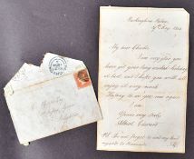 EDWARD VII (1841-1910) - EARLY HANDWRITTEN LETTER TO CHARLES PHIPPS