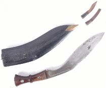 VINTAGE NEPALESE KUKRI KNIFE WITH BRITISH ORDNANCE STAMP