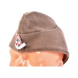 WWII SECOND WORLD WAR GERMAN LABOUR SERVICE OFFICER SIDE CAP