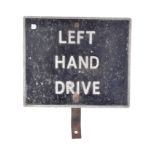 AUTOMOBILIA - VINTAGE LEFT HAND DRIVE LORRY SIGN