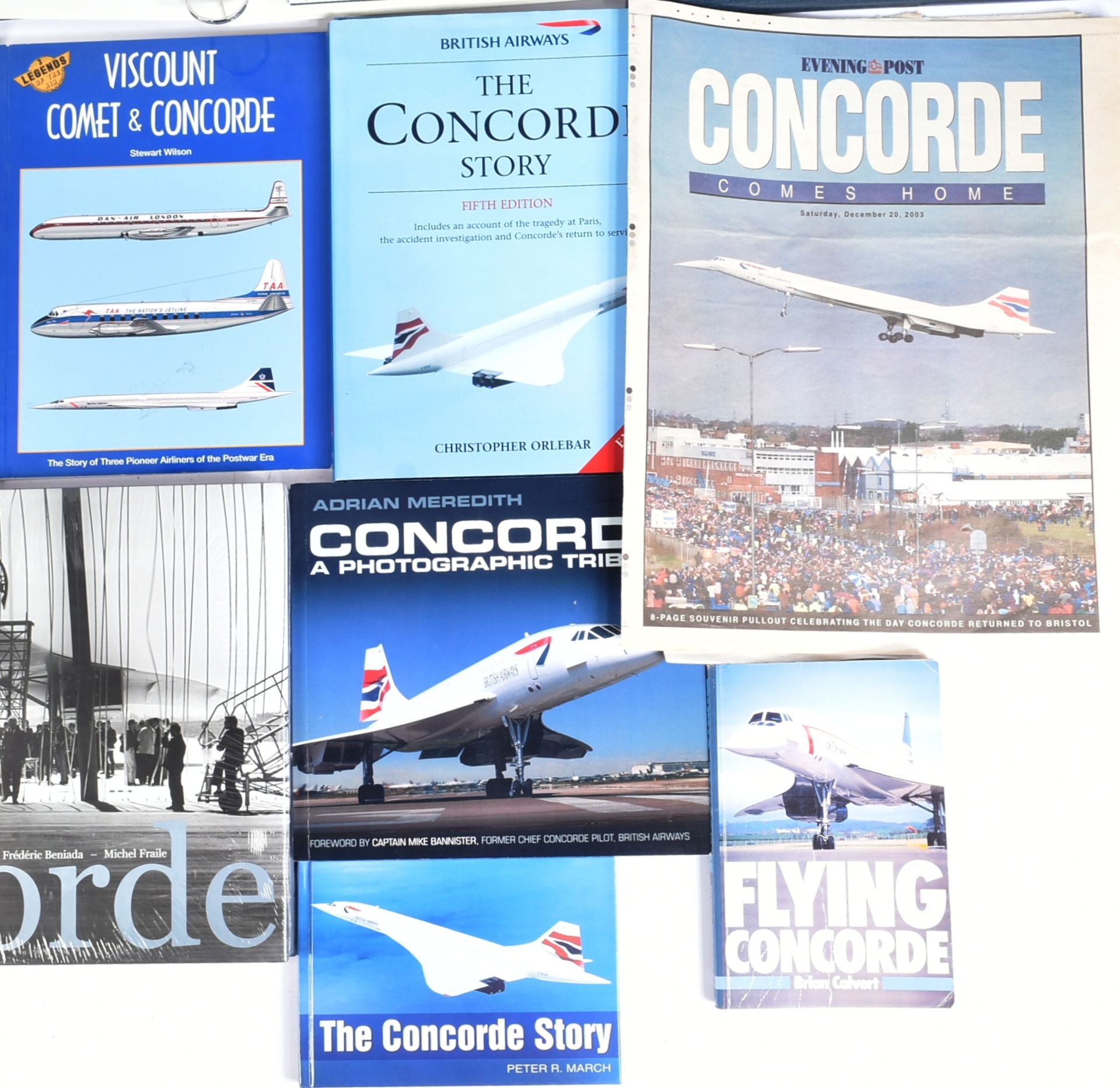 COLLECTION OF ASSORTED CONCORDE BOOKS & MEMORABILIA - Image 4 of 7