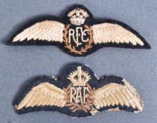 FIRST & SECOND WORLD WAR RAF AND RFC UNIFORM CLOTH PATCHES