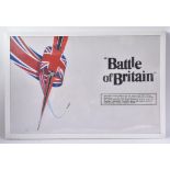 UNKNOWN - 'BATTLE OF BRITAIN' COMMEMORATIVE ACRYLIC PAINTING ON PAPER