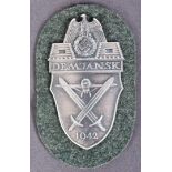 WWII SECOND WORLD WAR GERMAN DEMYANSK SHIELD