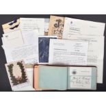 AUTOGRAPH ALBUM INCLUDING LETTER FROM DWIGHT EISENHOWER