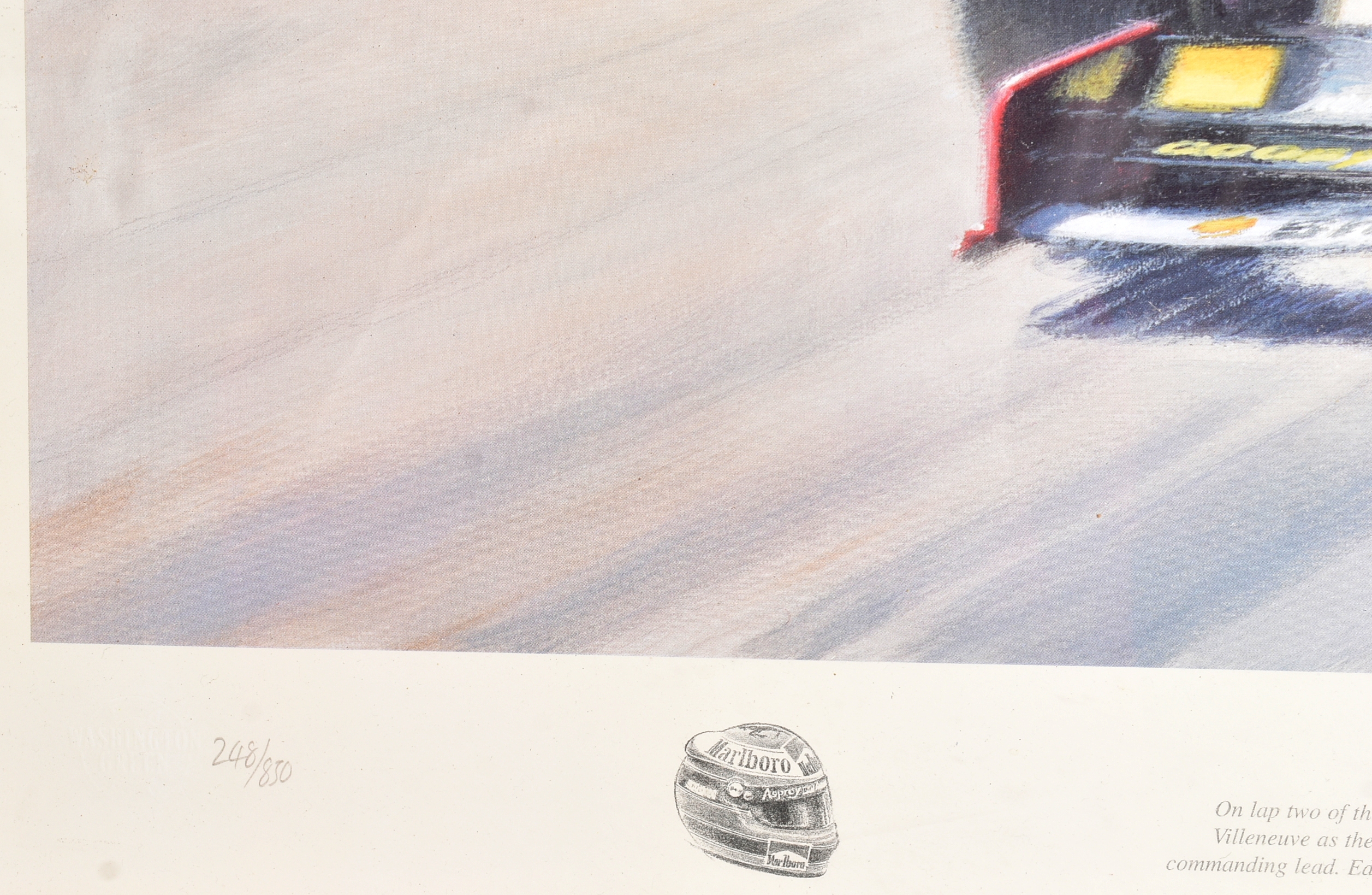 FORMULA 1 RACING - TONY SMITH - EAGER EDDIE - SIGNED PRINT - Image 4 of 5