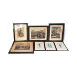 THE KINGS ROYAL RIFLE CORPS - COLLECTION OF FRAMED PRINTS