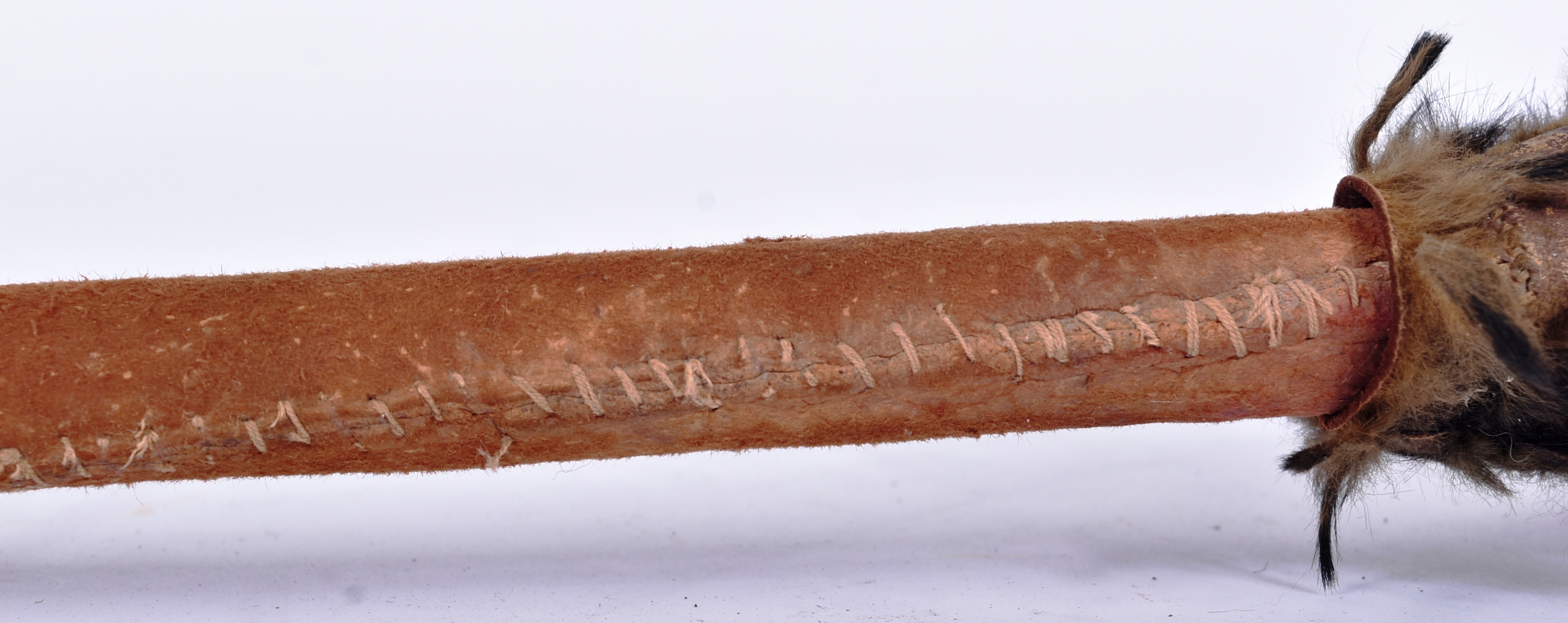 19TH CENTURY PLAINS INDIAN INDIGENOUS PEOPLE STONE WAR CLUB - Image 5 of 5