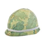 VIETNAM WAR ERA UNITED STATES M1 CAMO HELMET