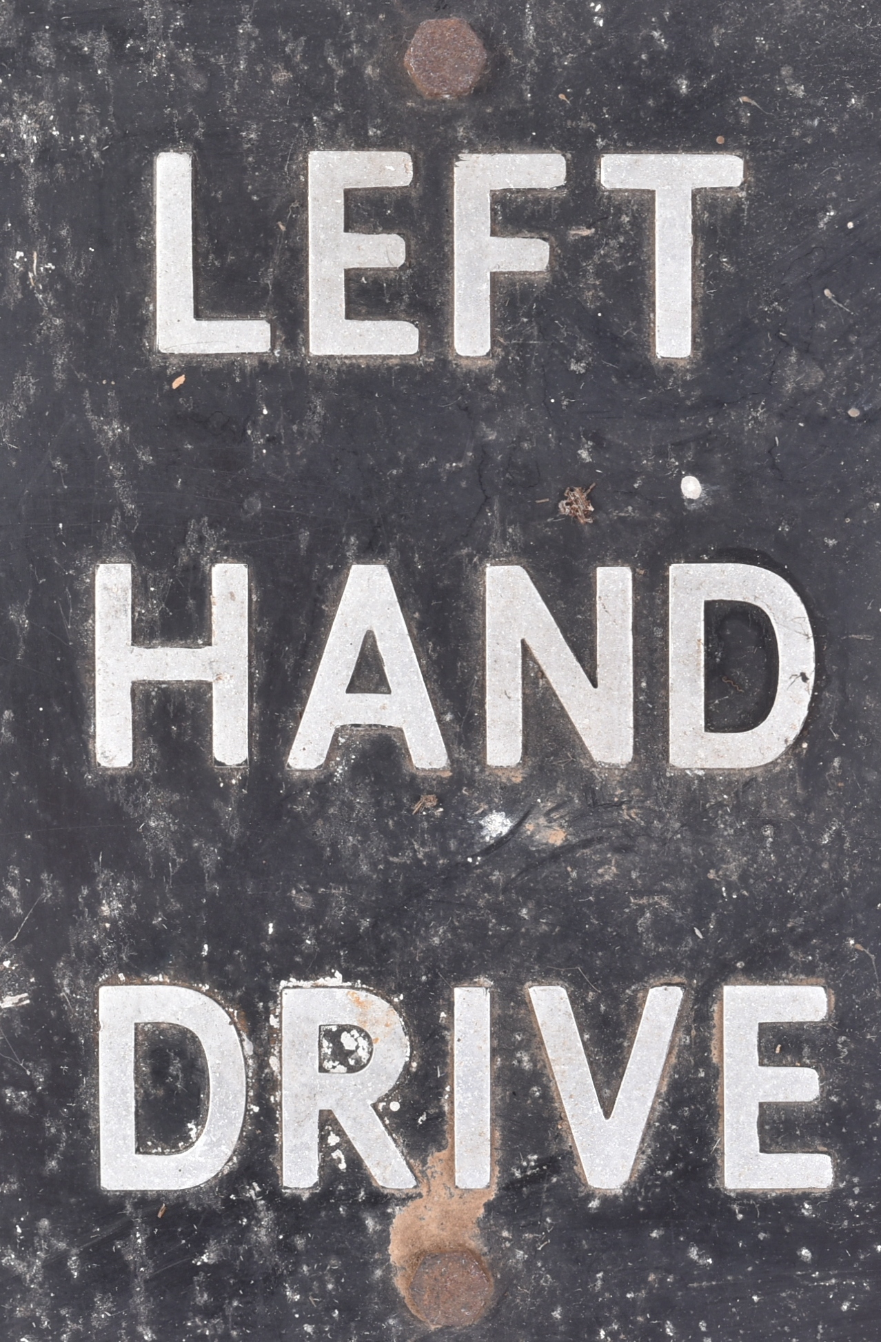 AUTOMOBILIA - VINTAGE LEFT HAND DRIVE LORRY SIGN - Image 2 of 3