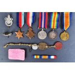 WWI & WWII MEDAL GROUP - PRIVATE IN THE GLOUCESTER REGIMENT