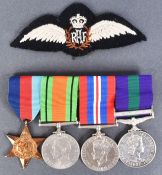 WWII SECOND WORLD WAR MEDAL GROUP - ROYAL AIR FORCE