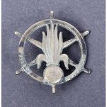 FRENCH FOREIGN LEGION THIRD COMPANY 2ND PARA TROOP CAP BADGE