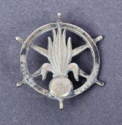 FRENCH FOREIGN LEGION THIRD COMPANY 2ND PARA TROOP CAP BADGE