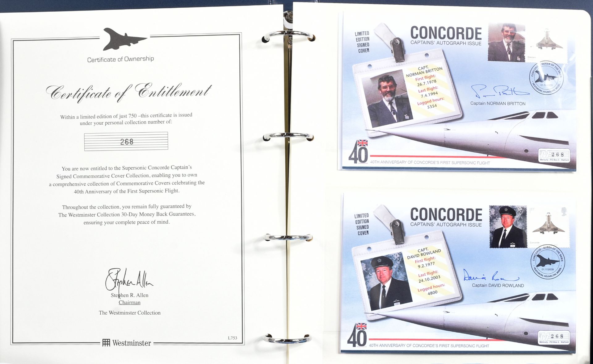 COLLECTION OF ASSORTED CONCORDE BOOKS & MEMORABILIA - Image 5 of 7