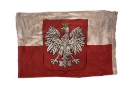 WWII SECOND WORLD WAR FREE POLISH ARMY FLAG