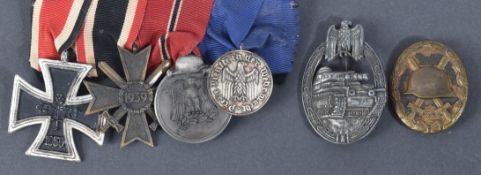 POST WWII SECOND WORLD WAR GERMAN DENAZIFIED MEDAL GROUP