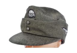 WWII SECOND WORLD WAR GERMAN THIRD REICH REPLICA SS CAP