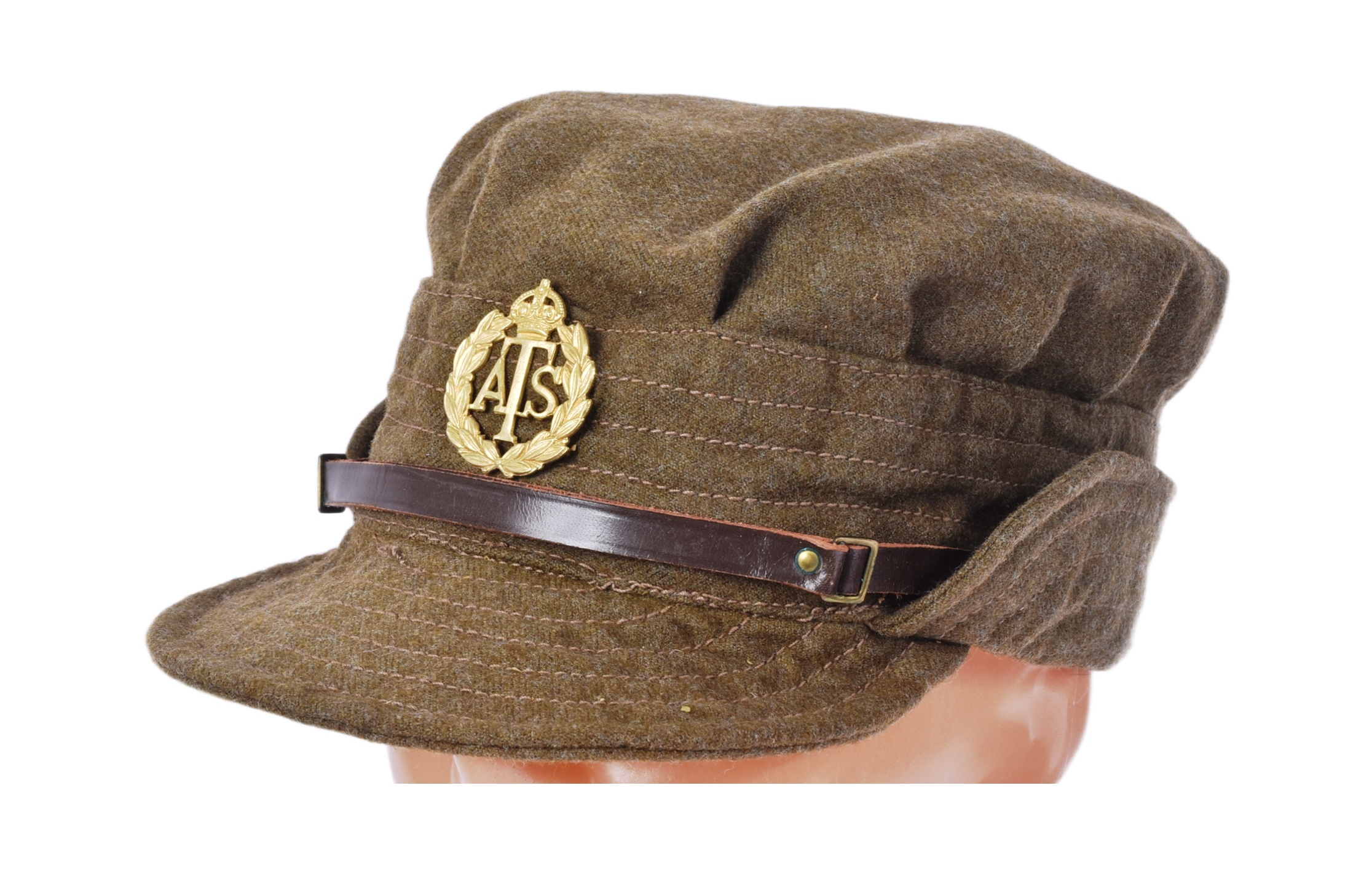 ORIGINAL WWII WOMENS AUXILIARY TERRITORIAL SERVICE UNIFORM CAP