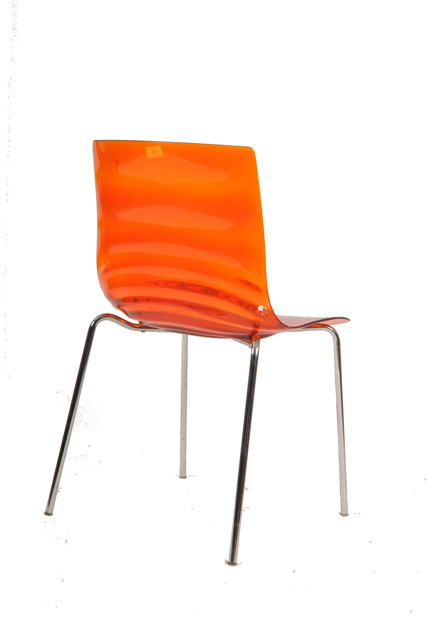 CONNUBIA BY CALLIGARIS - ICE - RETRO PLASTIC & CHROME CHAIR - Bild 3 aus 3