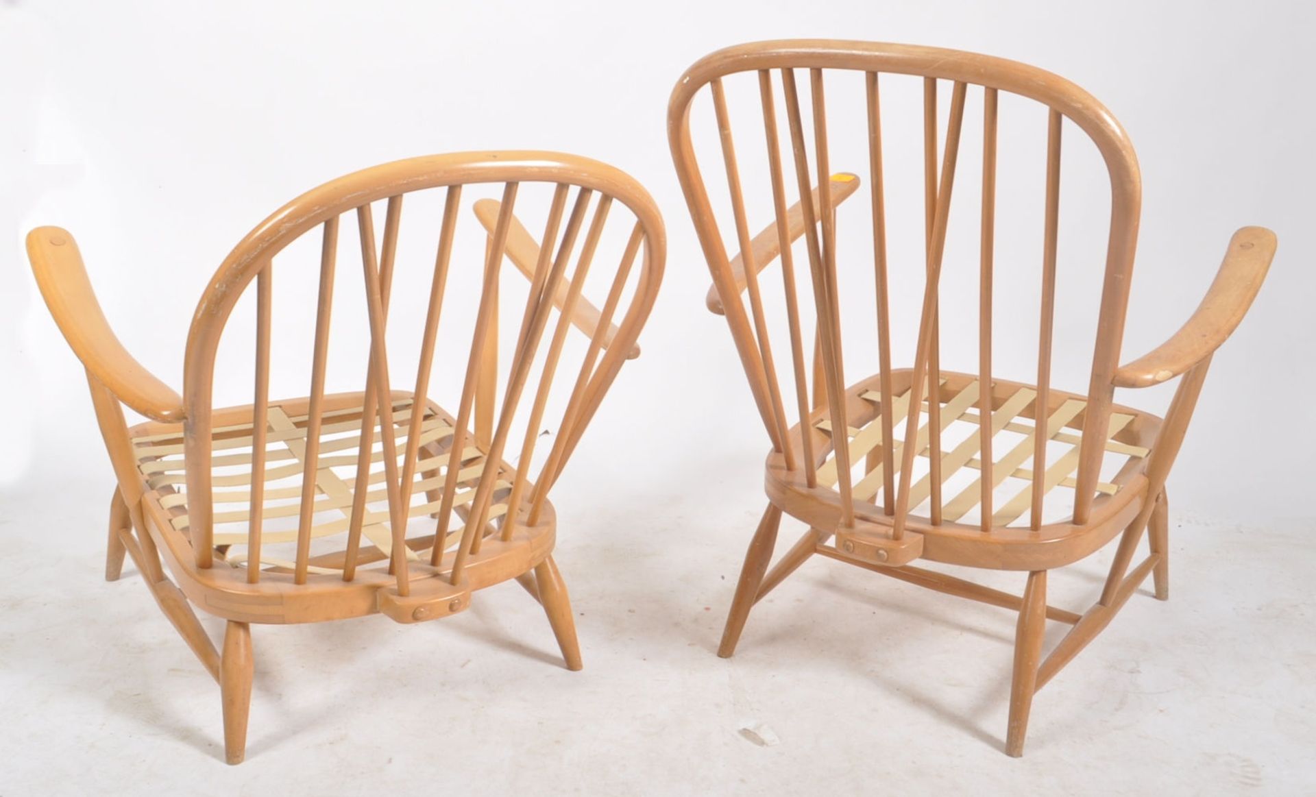 ERCOL - MODEL 334 - PAIR OF MID CENTURY BEECH AND ELM - Image 8 of 8