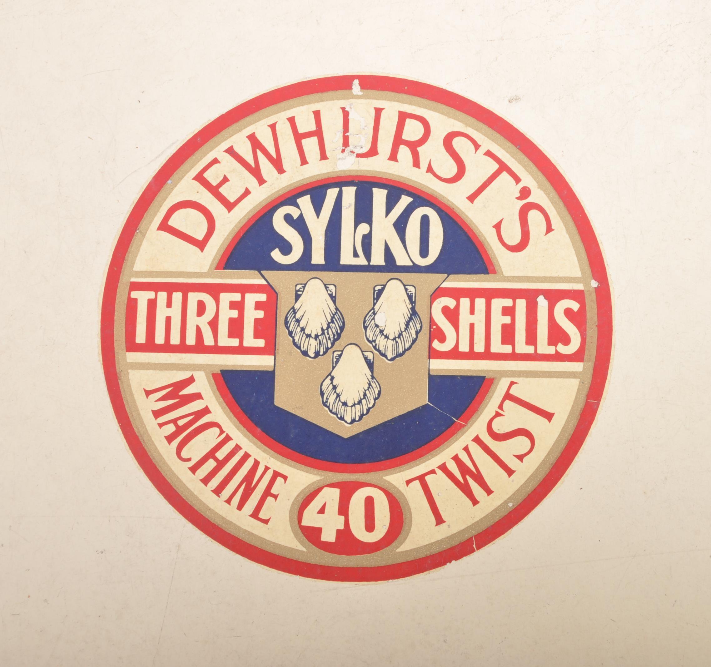 SYLKO DEWHURST'S RETRO VINTAGE ADVERTISING THREAD CHEST - Image 2 of 5