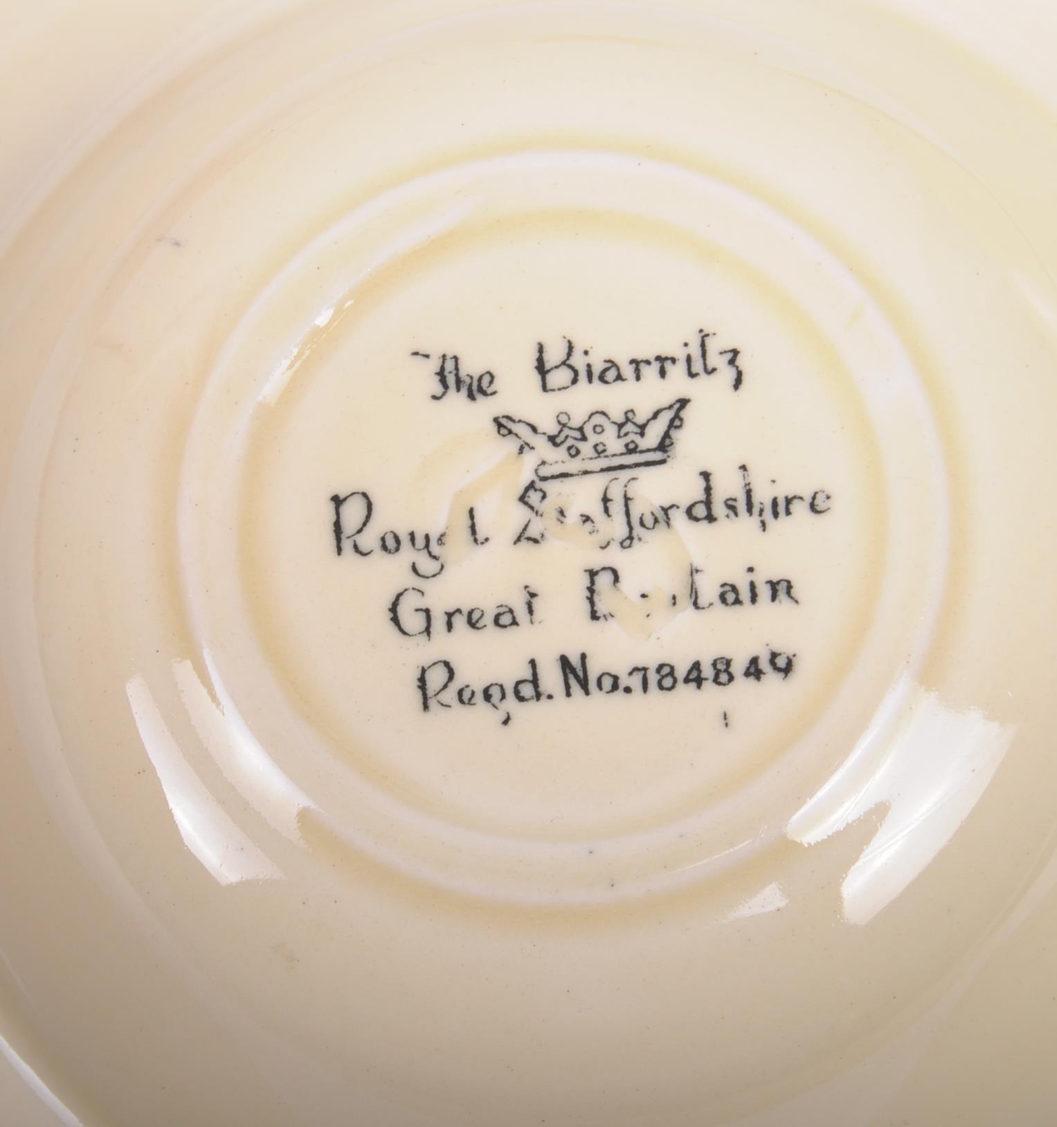 VINTAGE CIRCA 1930S THE BIARRITZ 'AURA DAISY' BOWLS PLATES - Bild 6 aus 6