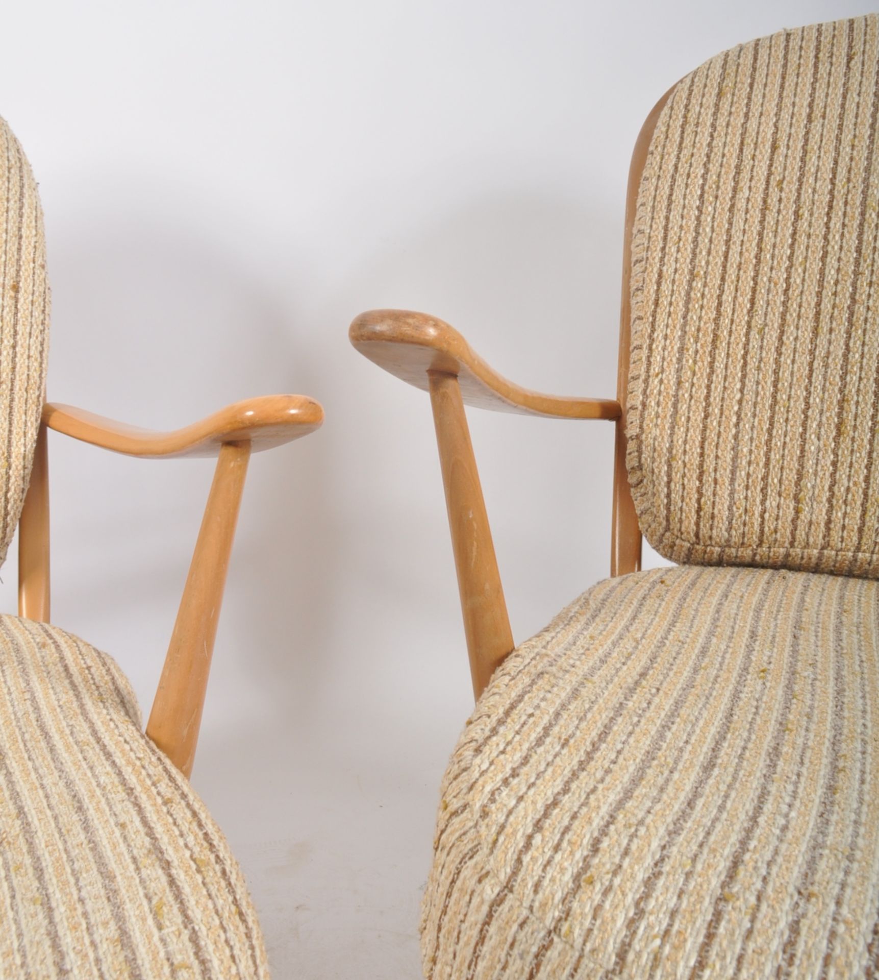 ERCOL - MODEL 334 - PAIR OF MID CENTURY BEECH AND ELM - Image 4 of 8