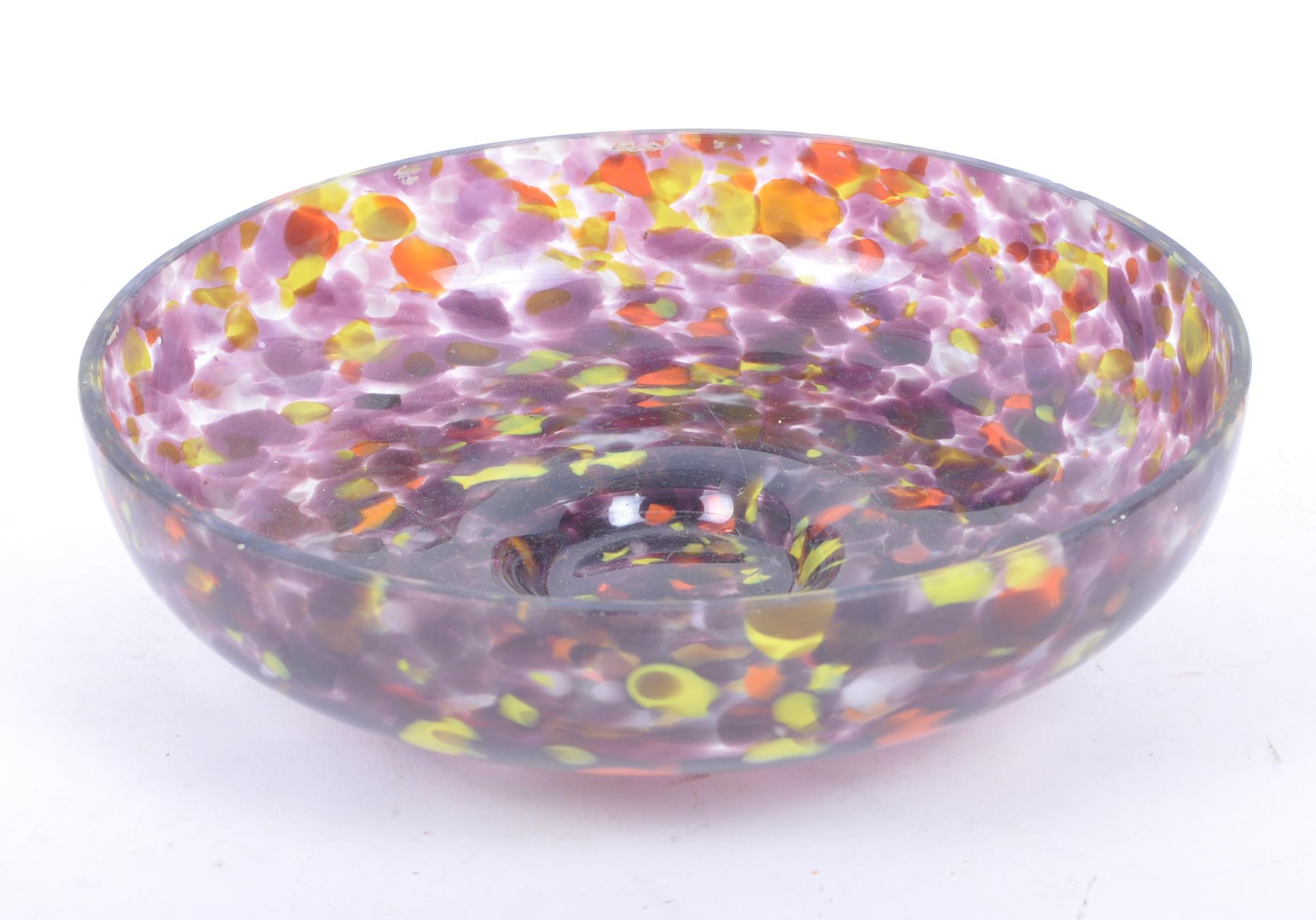 VINTAGE MID CENTURY ITALIAN TUTTI I FRUTTI GLASS BOWL DISH - Bild 2 aus 5