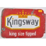 BRISTOL . TIPPED / KINGSWAY - DOUBLE SIDED ENAMEL SIGN