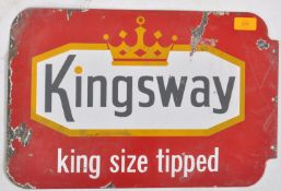 BRISTOL . TIPPED / KINGSWAY - DOUBLE SIDED ENAMEL SIGN