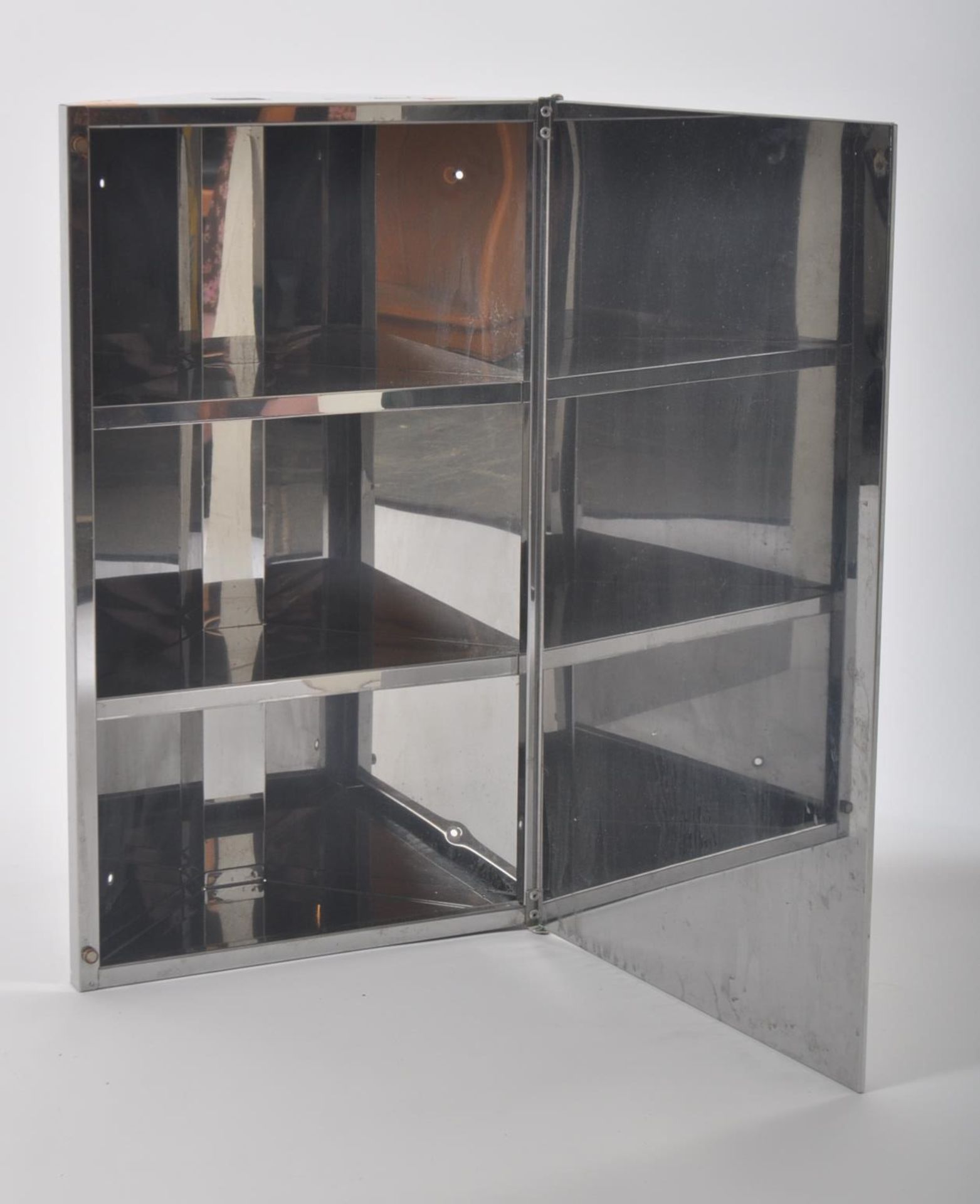 20TH CENTURY GERMAN STAINLESS STEEL MEDICAL CABINET - Bild 6 aus 7