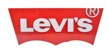 LEVI'S - CONTEMPORARY SHOP DISPLAY LIGHTBOX SIGN