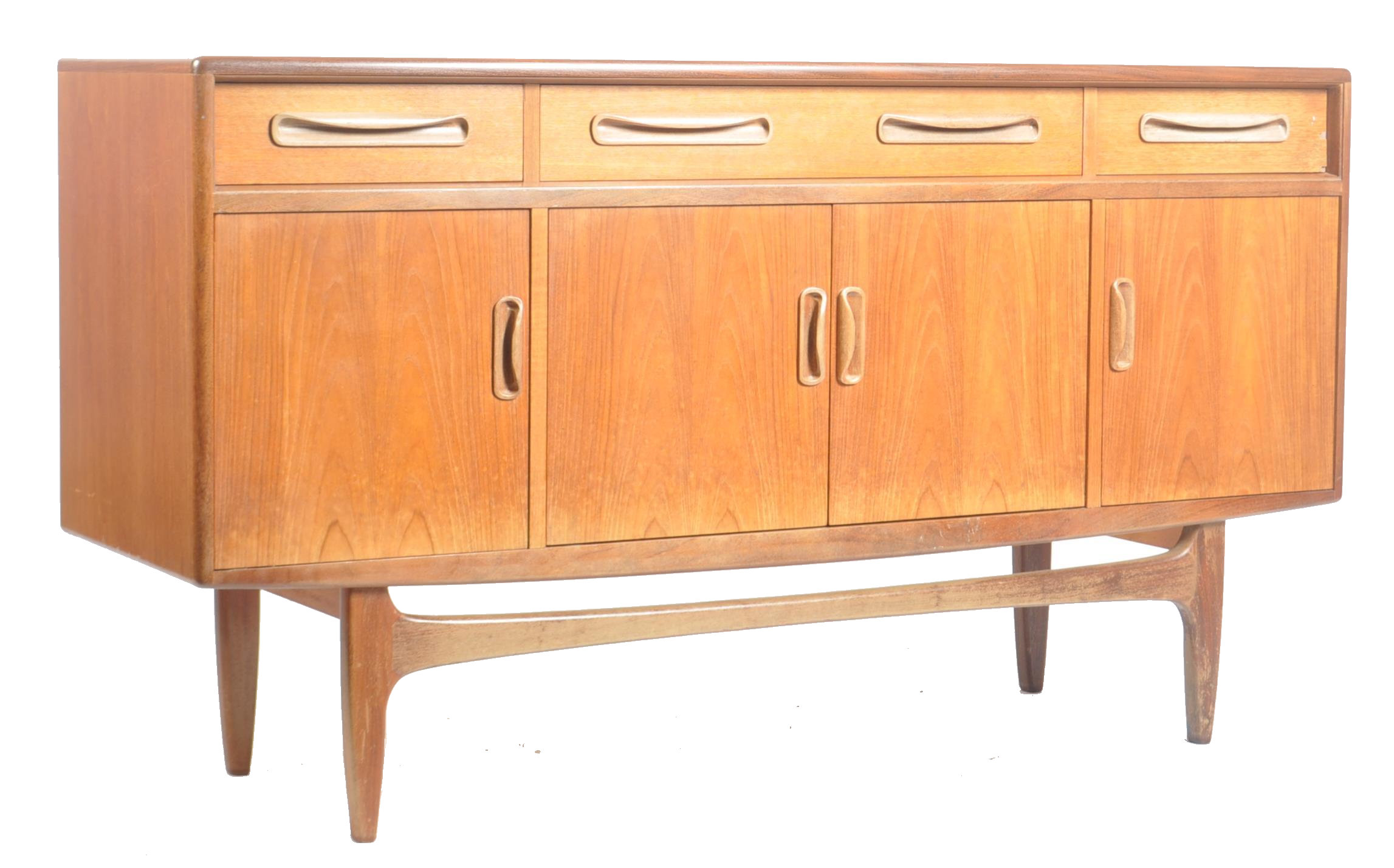 VICTOR B WILKINS FOR G PLAN - FRESCO - 1960s TEAK HIGHBOARD