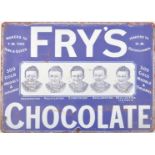 REPRODUCTION ENAMEL FRYS CHOCOLATE FIVE BOYS SHOP SIGN