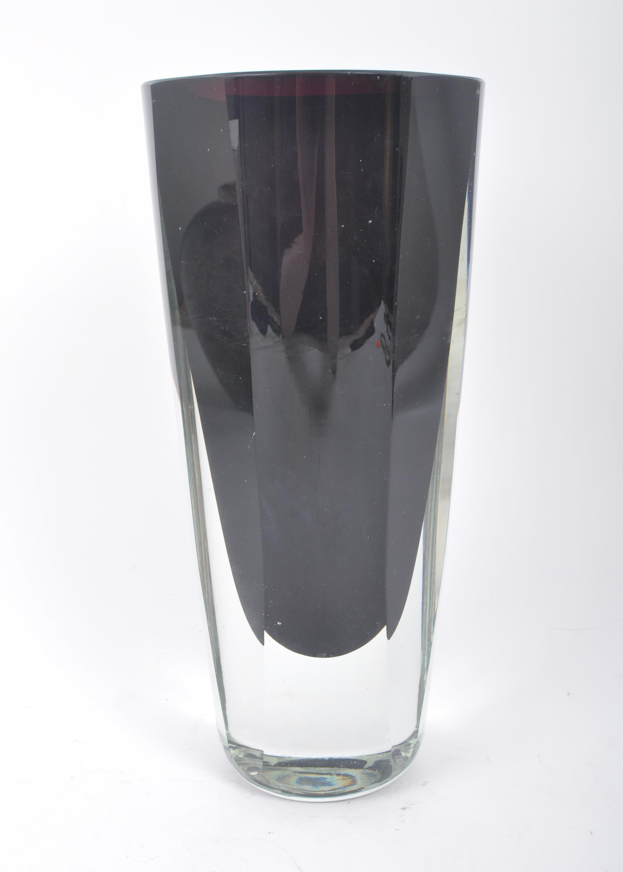 MANNER OF STROMBERGSHYTTAN - RETRO STUDIO GLASS VASE - Bild 4 aus 6