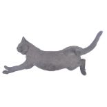 SUZIE MARSH - MAXIM STRETCHING - CONTEMPORARY CAT SCULPTURE