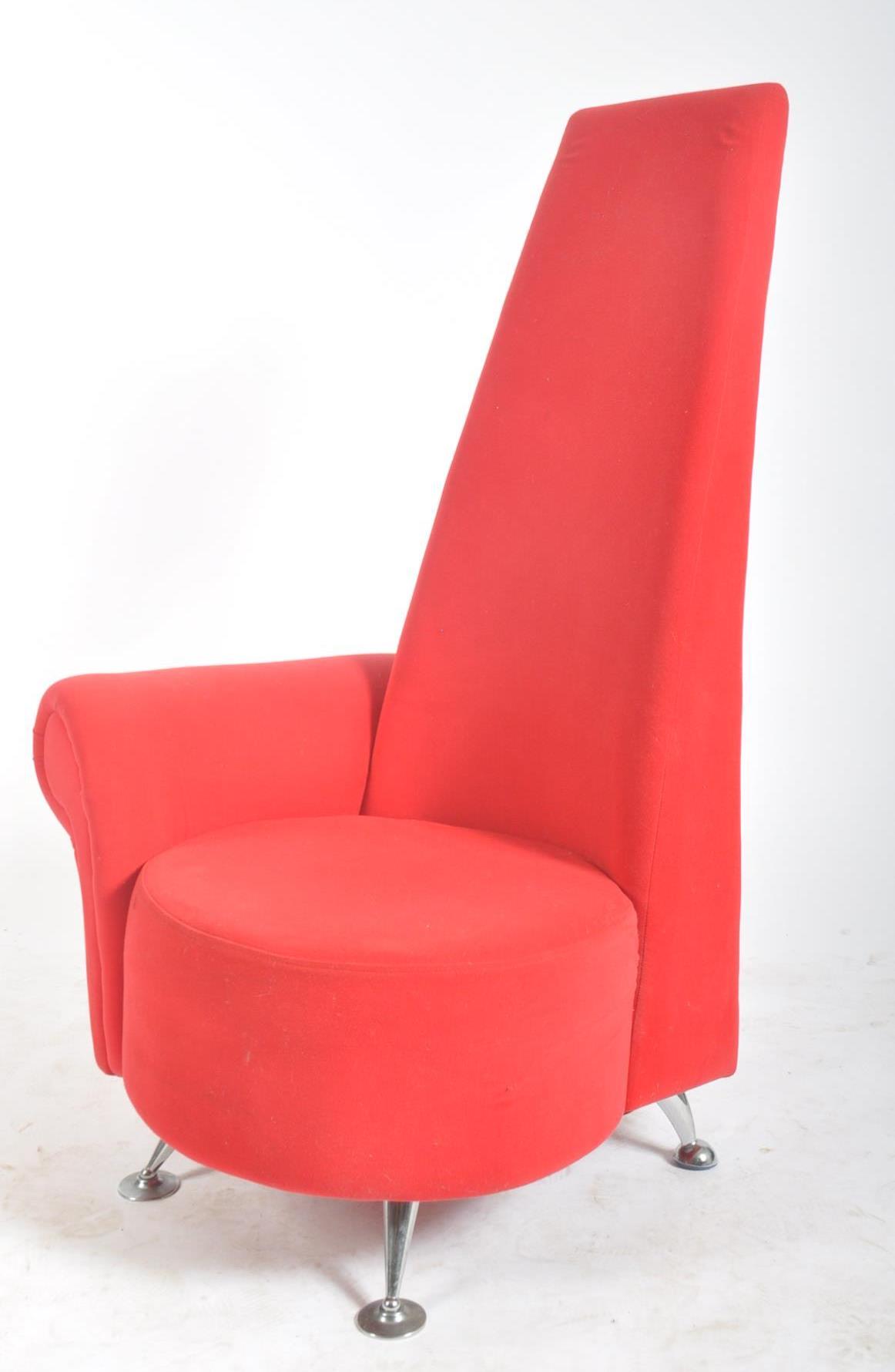 POTENZA CHAIR - CONTEMPORARY HIGH BACK ARMCHAIR