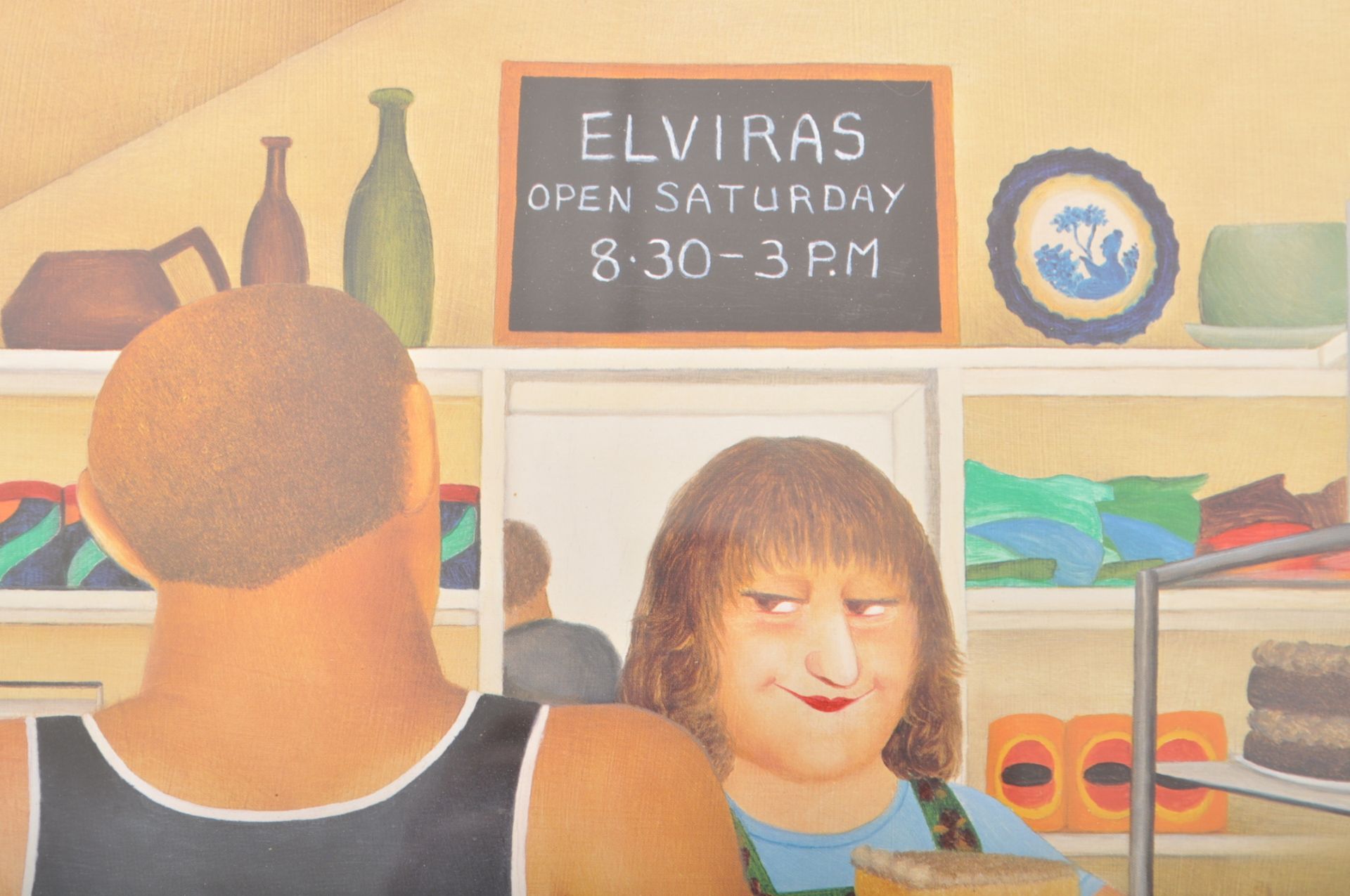 BERYL COOK - 'ELVIRA'S CAFE 1993' - SIGNED LIMITED EDITION PRINT - Image 5 of 8