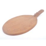 ROBERT 'MOUSEMAN' THOMPSON CARVED OAK OVAL CHEESEBOARD