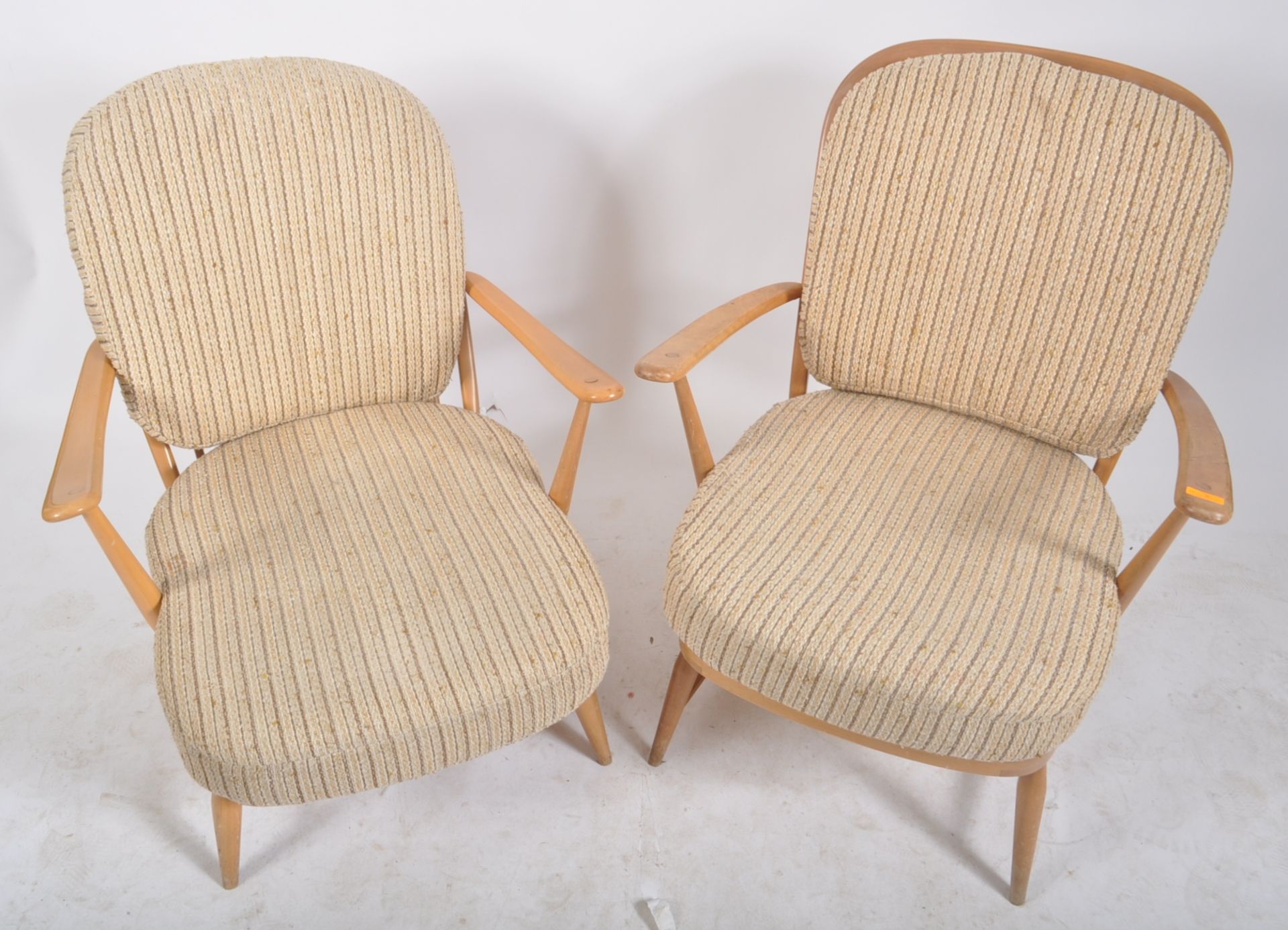 ERCOL - MODEL 334 - PAIR OF MID CENTURY BEECH AND ELM - Image 2 of 8