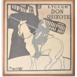 BEGGARSTAFF BROTHERS - LYCEUM DON QUIXOTE THEATRE POSTER