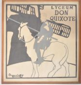 BEGGARSTAFF BROTHERS - LYCEUM DON QUIXOTE THEATRE POSTER