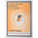 VERTIGO - 1990S REPRODUCTION MOVIE ADVERTISING POSTER